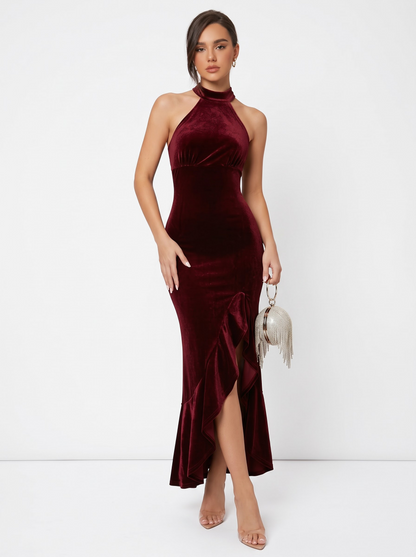 Velor Wine Halter