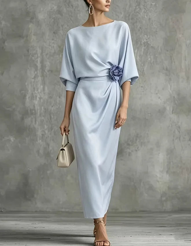 Athena Satin Evening Gown