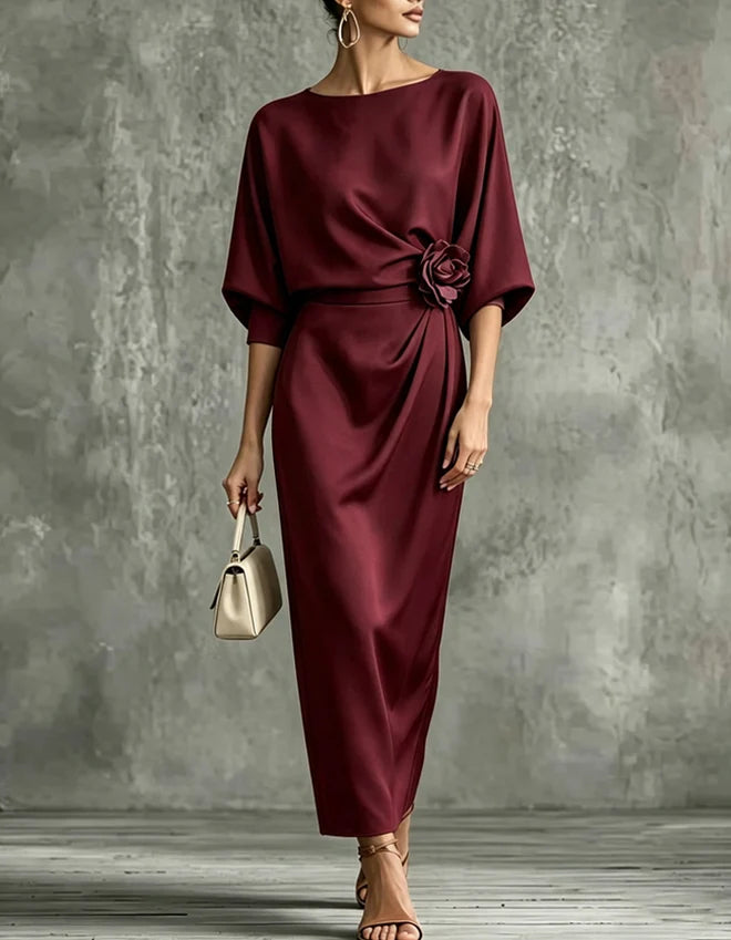 Athena Satin Evening Gown